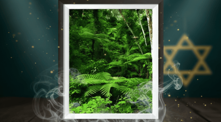 Green Landscape Wall Painting for Vastu Remedies Green Scenery Poster
