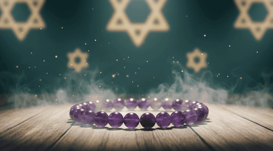 Amethyst Beaded Bracelet