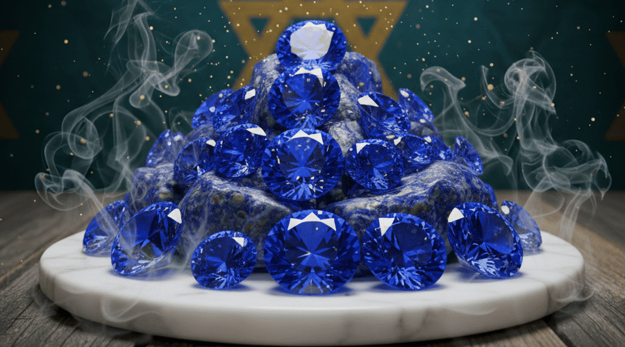 Blue Crystal Vastu Remedy – Calm Energy & Growth Enhancer